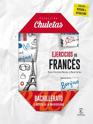 cover image of Ejercicios de francés para bachillerato